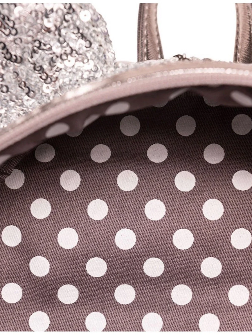 Loungefly Gray Sequin Minnie Mouse
